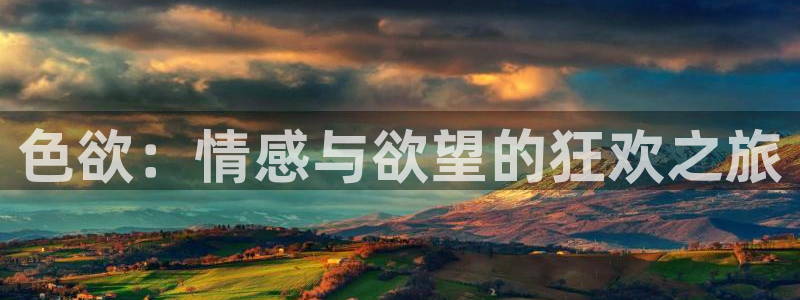 泡泡观影：色欲：情感与欲望的狂欢之旅